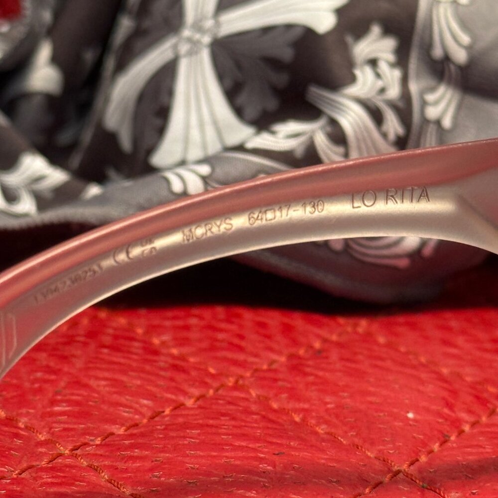 Chrome Hearts Lo Rita Shield Sunglasses – Translucent Grey Frame - Picture 8 of 8